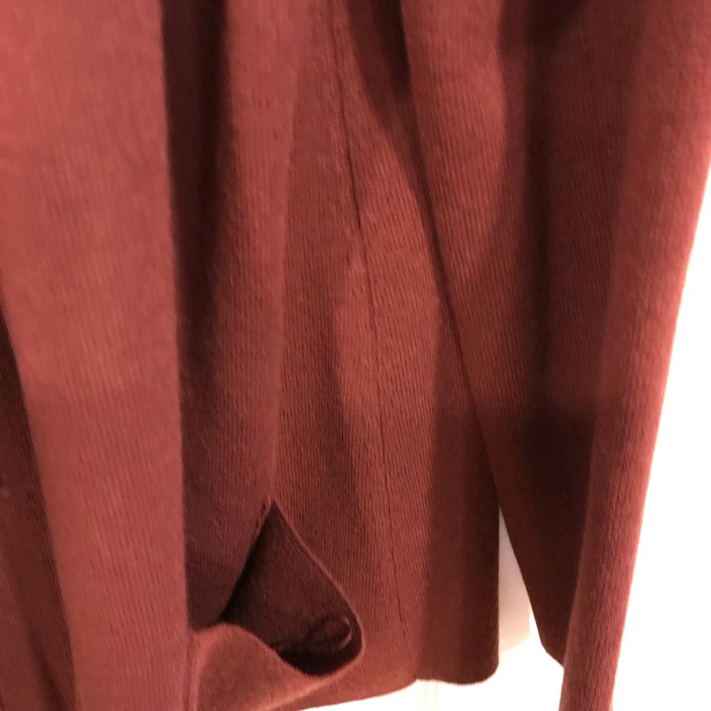 Eileen Fisher Rust cardigan Sweater - Picture 7 of 8